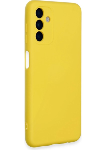 Samsung Galaxy A24 4g Kılıf Nano Içi Kadife Silikon - Sarı - KA7516-4598