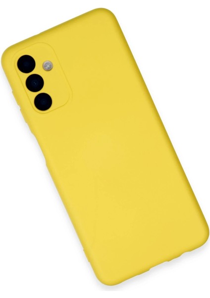 Samsung Galaxy A24 4g Kılıf Nano Içi Kadife Silikon - Sarı - KA7516-4598