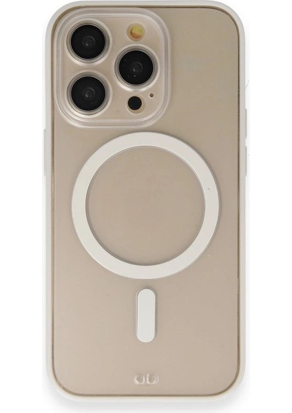 iPhone 13 Pro Max Kılıf Grand Magneticsafe Kapak - Beyaz - KA1433-5830
