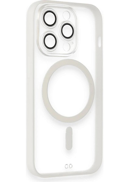 iPhone 13 Pro Max Kılıf Grand Magneticsafe Kapak - Beyaz - KA1433-5830