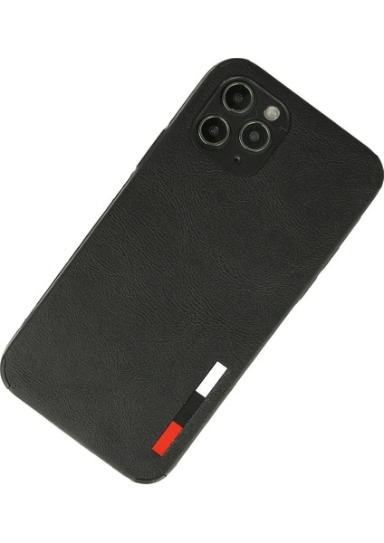 iPhone 11 Pro Kılıf Loop Deri Silikon - Siyah - KA5595-4971