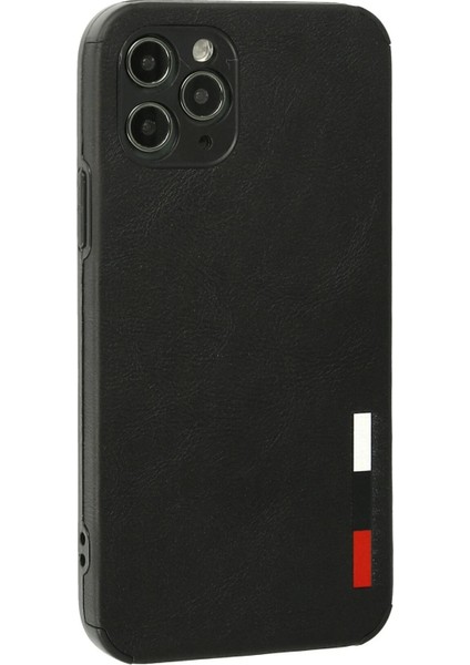 iPhone 11 Pro Kılıf Loop Deri Silikon - Siyah - KA5595-4971