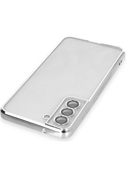 Samsung Galaxy S21 Fe Kılıf Lensli Silikon - Gümüş - KA1123-5774 modelleri