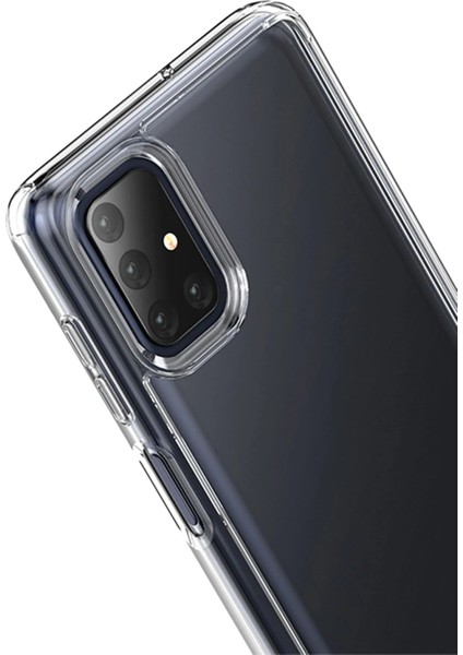 Samsung Galaxy M51 Kılıf Lüx Şeffaf Silikon - KA8386-1909