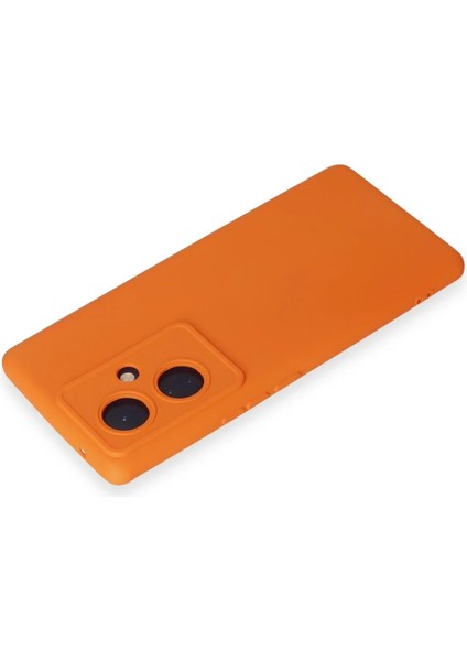 Vivo V29 Lite Kılıf Nano Içi Kadife Silikon - Turuncu - KA3939-5324