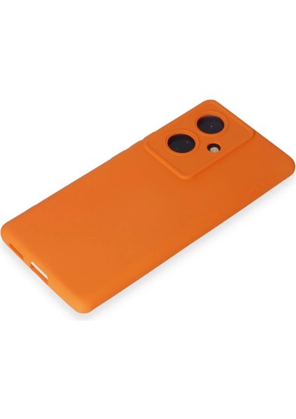 Vivo V29 Lite Kılıf Nano Içi Kadife Silikon - Turuncu - KA3939-5324