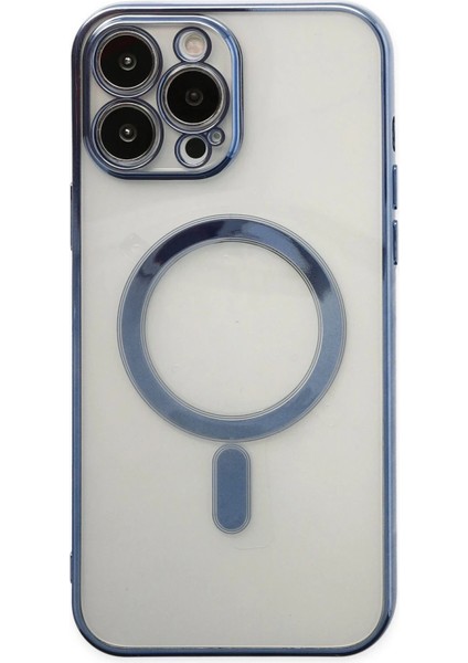 iPhone 14 Pro Max Kılıf Magneticsafe Lazer Silikon - Sierra Blue - KA4384-1338 fiyatları