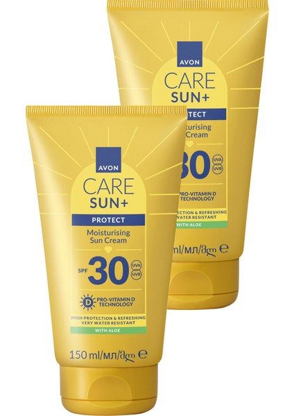 Sun+ Protect Nemlendirici Güneş Kremi SPF30 150ML Ikili Paket
