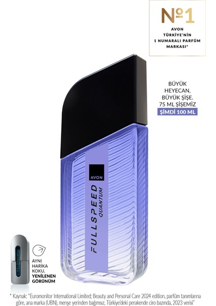 Full Speed Quantum Erkek Parfüm Edt 100ML fiyatları