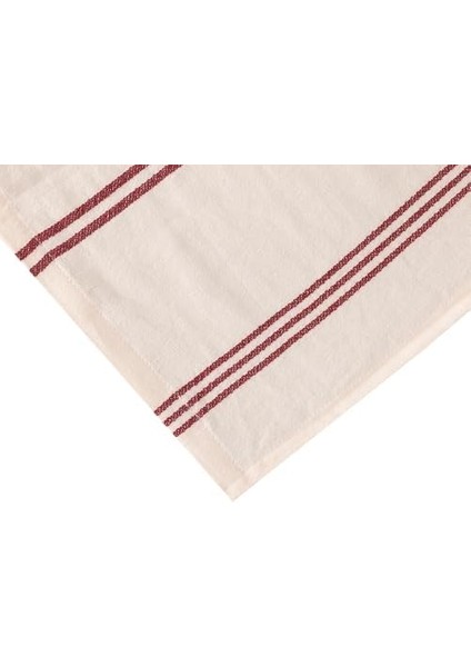 Chantilly Kırmızı Çizgili Pamuk Runner 50X150CM modelleri