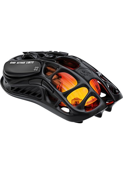 Mercury M2 Oyun Faresi - 26.000 Dpı Optik Sensörlü Mmo Bilgisayar Oyun Faresi - 78G Hafif Içi Boş Tasarım - 5 Programlanabilir Düğme - 5 Rgb Modu - Gizli Siyah