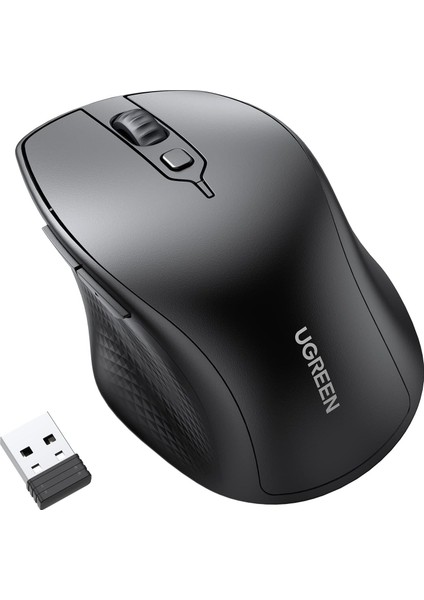 Kablosuz Ergonomik Fare, USB Alıcılı 2.4ghz 4000 Dpı Sessiz Ince Kablosuz Bluetooth Fare, Tablet,pc,dizüstü Bilgisayar ile Uyumlu.