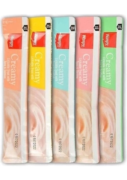 Wanpy Karışık 4 Lezzetli Sıvı Kedi Ödül Maması 50 Adet 14 gr fiyatları