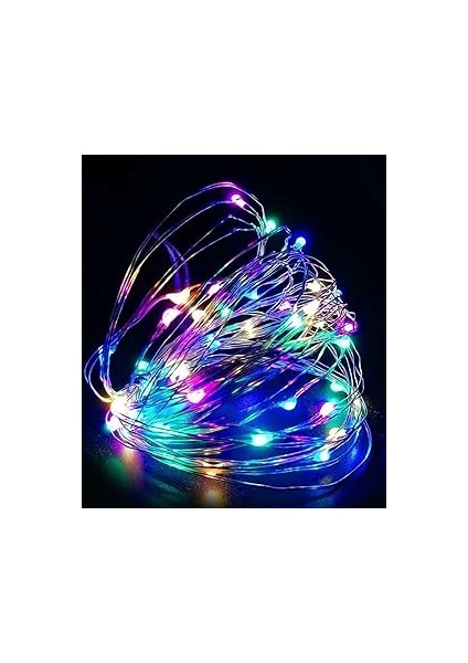 Hidz LED 3/5/10 Metre Rgb Noel Işığı Ağaç Süsleme (1 Adet, 10 Metre)