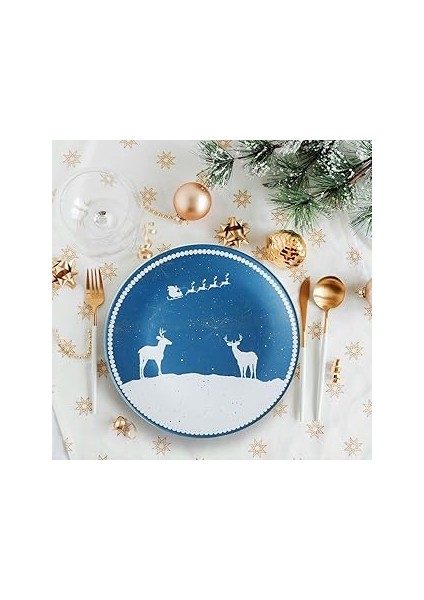 Keramika New Year Geyik Servis Tabağı 26 cm 21658
