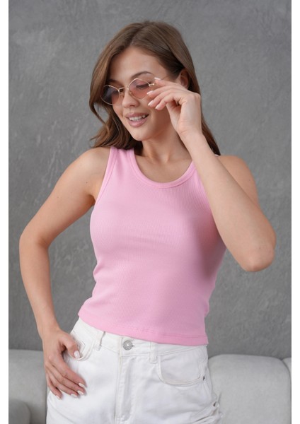 Fitted Vücuda Oturan Kesim Fitilli Basic Atlet fiyatları