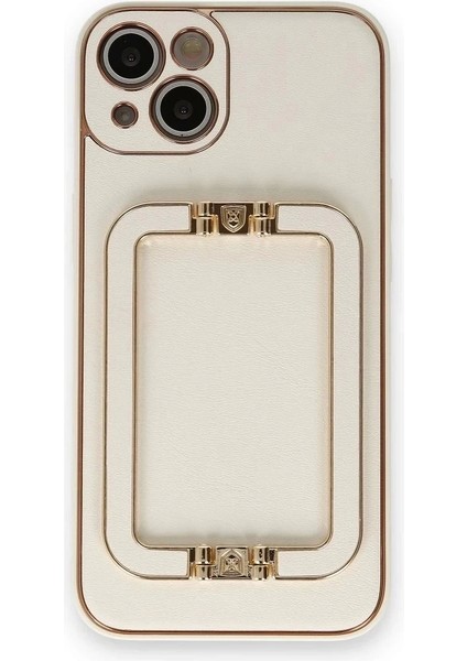 Newface iPhone 14 Kılıf Coco Elit Kapak - Beyaz