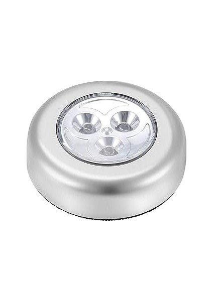 Orret Home Spot Lamba Kablosuz Dokunmatik Pilli LED Lamba 3 Ledli Dolap Mutfak Içi Aydınlatma