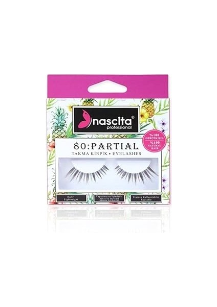 Parçalı Takma Kirpik (%100 Gerçek Kıl)