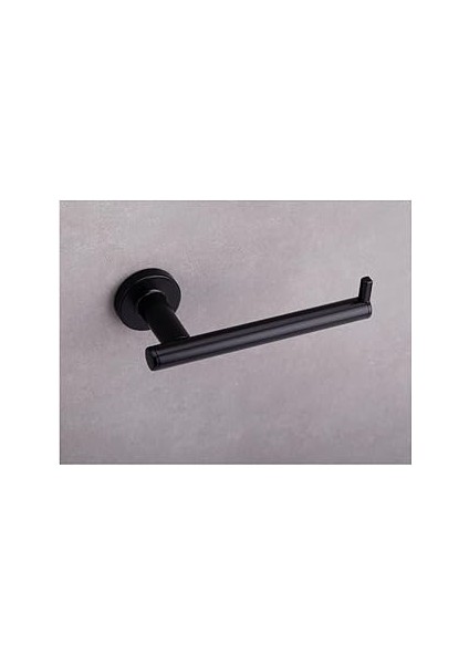 System Hoop Tuvalet Kağıtlığı Siyah Renk 47X72X156 mm