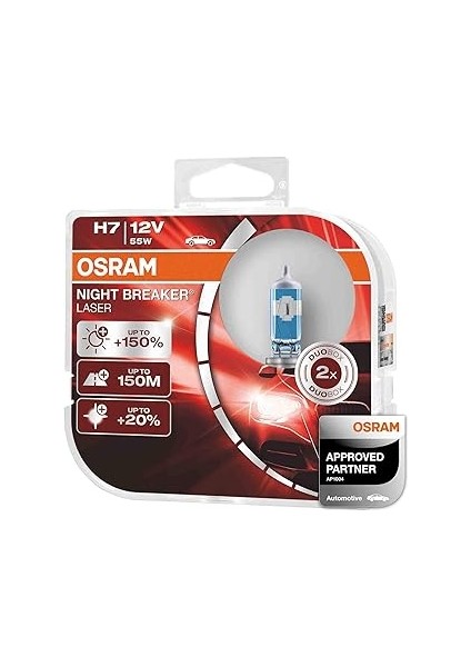 H7%150 Fazla Işık Night Breaker Laser 12V