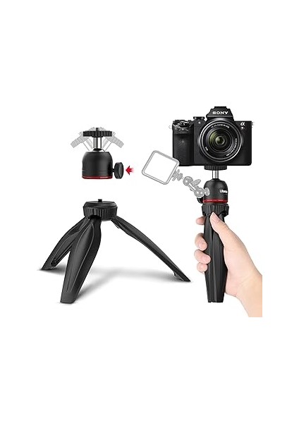 Mt-17 Masaüstü Vlog Tripod, Siyah