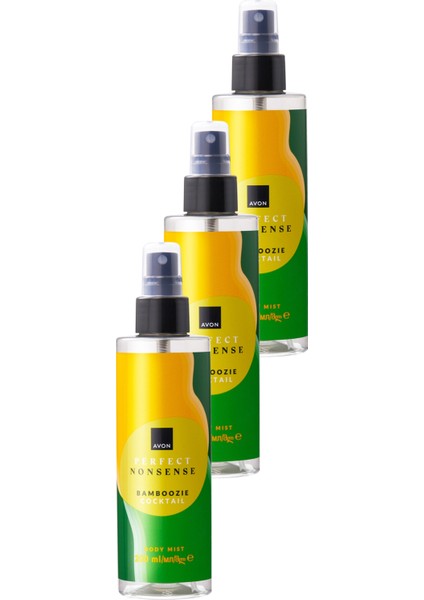 Perfect Nonsense Bamboozie Cocktail Vücut Spreyi 200 ml Üçlü Set