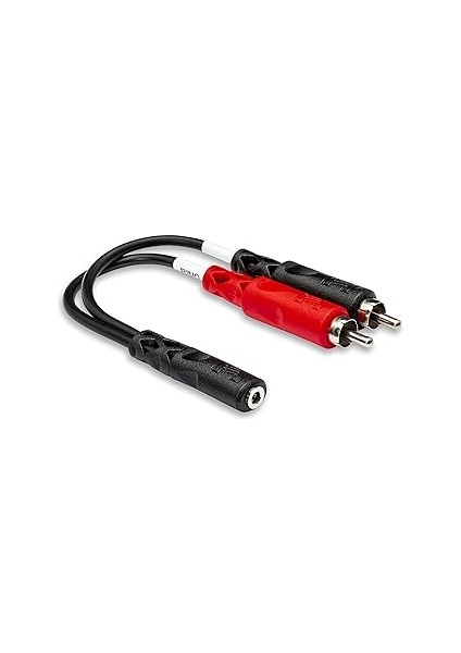 Hosa 3.5 Mm. Trs (F) - Dual Rca (M) Stereo Breakout Kablo (Ymr-197)