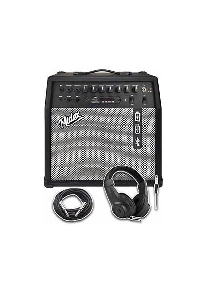 Mga-50hd Elektro Gitar Amfisi 50 Watt Usb Bluetooth Şarjlı 4 Girişli (Kulaklık Ve Kablo Dahil