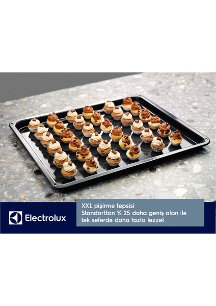 EOD6F77WV 600 Serisi Steambake Buhar Ilaveli Katalitik ve Aquaclean Temizlemeli 72 Lt A+ Wi-Fi Beyaz Cam Ankastre Fırın indirimleri