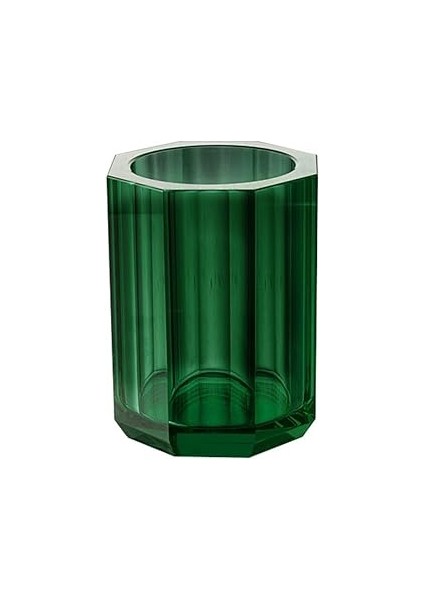System Cyrstal Bath Accessory Tooth Mug Green Yeşil Tek Ebat BA2049 007 C5