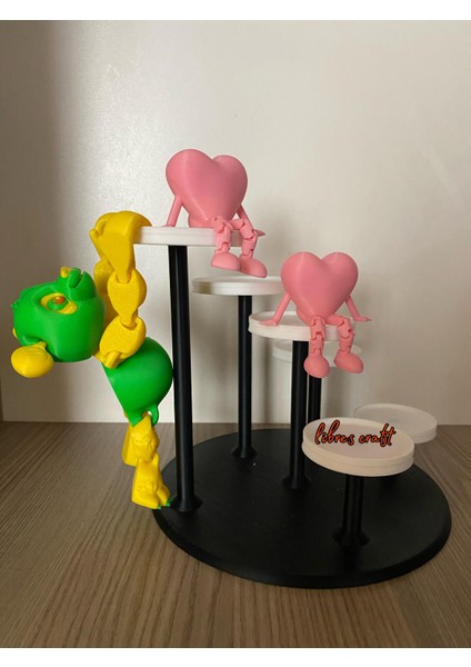 3D Dekoratif Biblo Stand
