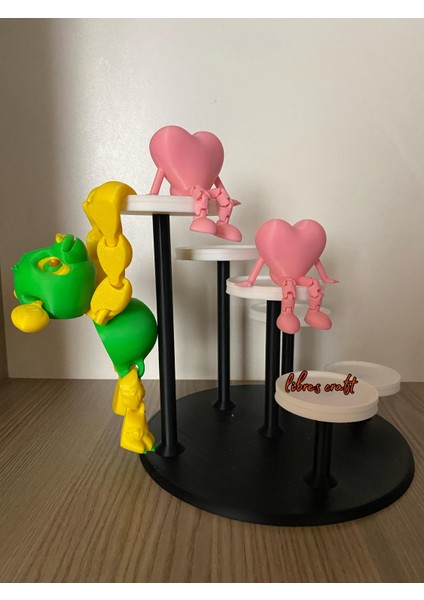 3D Dekoratif Biblo Stand