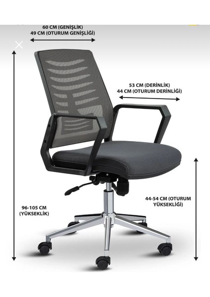 Split Çalışma Sandalyesi | Ofis Koltuğu