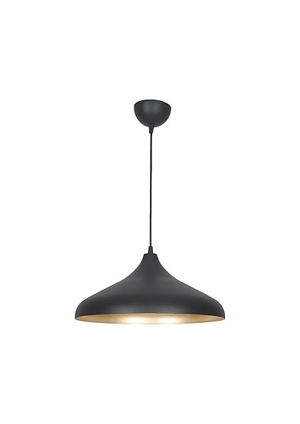 Fer Avize Ni̇l Modern Metal Sivama Si̇yah Içi̇ Gold Renk Sarkit Cafe - Mutfak Tekli̇ Avi̇ze