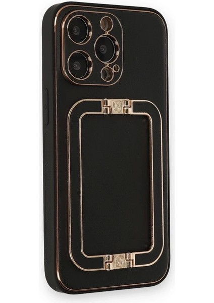 Newface iPhone 14 Pro Max Kılıf Coco Elit Kapak - Siyah fiyatları