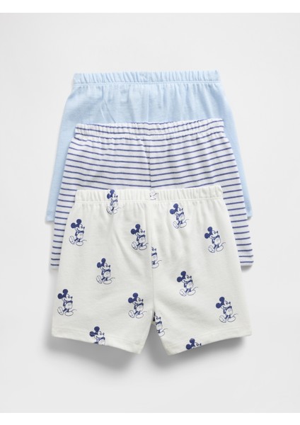 Bebek Çok Renkli Gap × Disney Bebek Organik Pamuk Pull-On Şort (3’lü) fiyatları