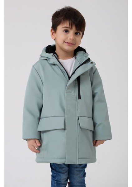 Spor Erkek Çocuk Taba Kürklü Su ve Rüzgar Geçirmez Kapüşonlu 3 Mont Parka fiyatları