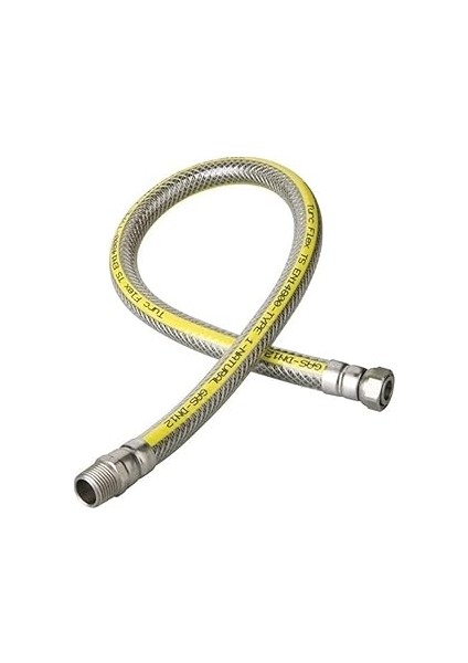 Okçu Kardeşler Yapi Market Doğalgaz Flex Bağlantı Hortumu Gaz Flexi 125 cm