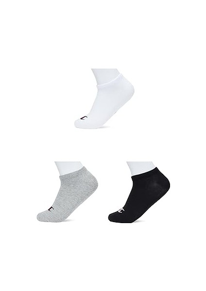 3'lü Paket Sneaker Çorap, Unisex Yetişkin