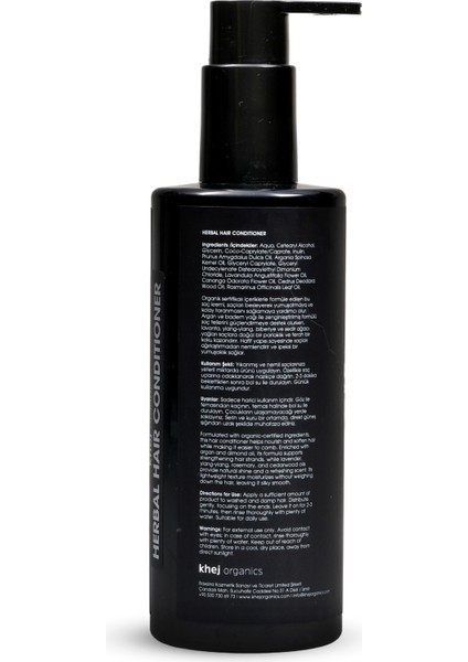 Organik Saç Kremi 250 ml modelleri