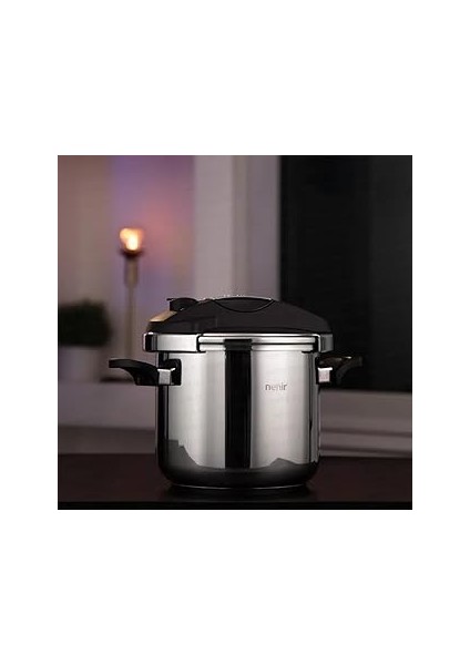 Silver Matik Paslanmaz Çelik 7 Litre Düdüklü Tencere