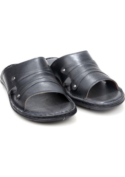 PS-33530 Ortopedik Erkek Masaj Tabanlı Hakiki Deri Terlik fiyatları