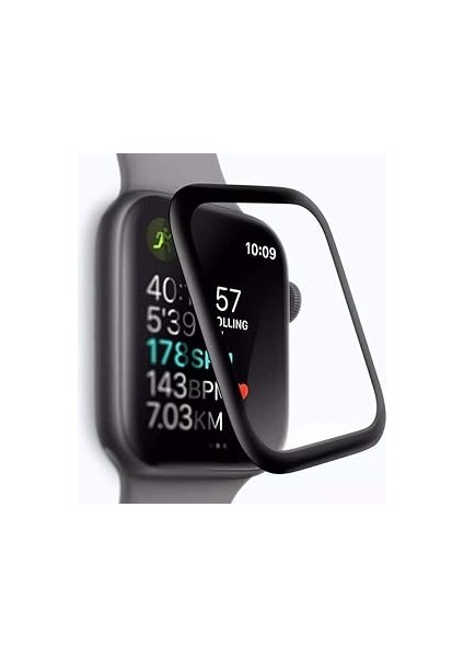 Happy Trend Watch Series 40 mm Akıllı Saat Ekranı Tam Kaplayan Nano Esnek Cam Ekran Koru
