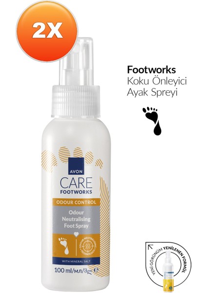 Footworks Koku Önleyici Ayak Spreyi 100ML Ikili Paket