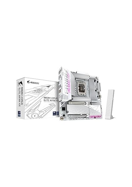 B860M A Elite WIFI6E Ice Intel LGA1851 Matx Gaming Anakart