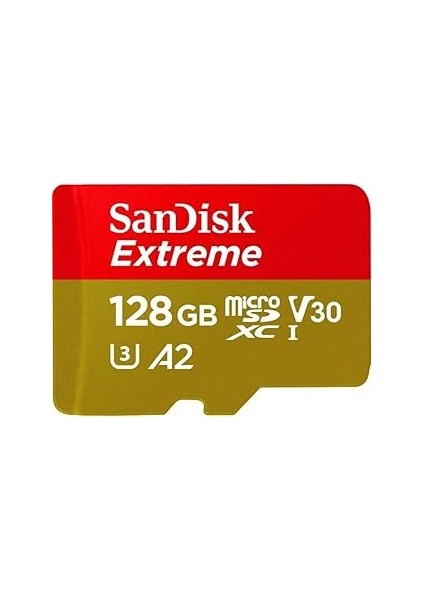 Extreme Microsd Uhs I Card 128GB For 4K Video On Smartphones, Action Cams & Drones 190MB/S