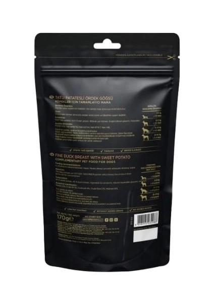 Reflex Snackies Natural Tatlı Patatesli Ördek Göğsü Tahılsız Köpek Ödül Maması 170 gr fiyatları