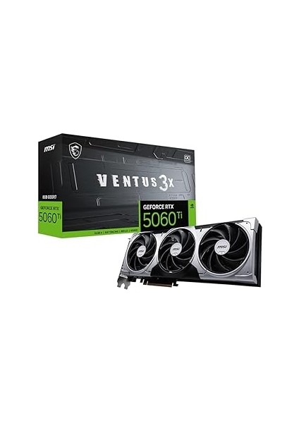 VGA Geforce Rtx 5060 Ti 8g Ventus 3x Oc RTX5060TI 8gb Gddr7 128B DX12 Pcie 5.0 X16 (3xdp 1xhdmi
