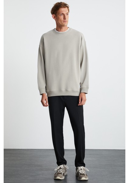 Ludım Erkek Bej Sweatshirt modelleri